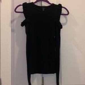 Black Sweater Open Shoulder